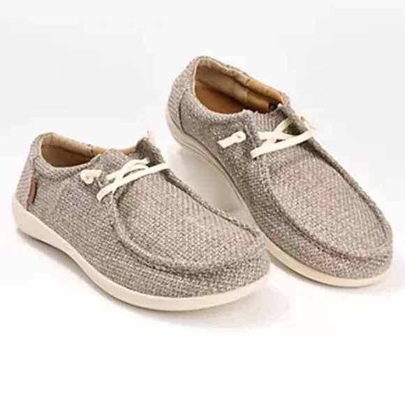 Revitalign Orthotic Men’s Stretch Casual Shoes - Carefree 10EE Wide Fit Gray NWT